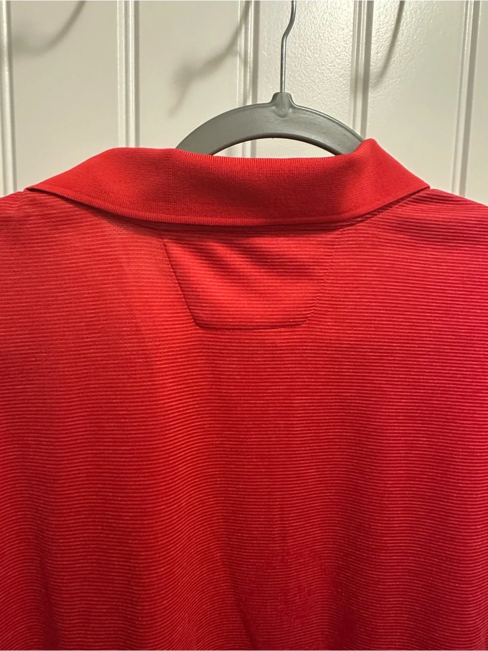 Nike Men's Two-Tone Red & Charcoal Gray Polo with Georgia G Logo